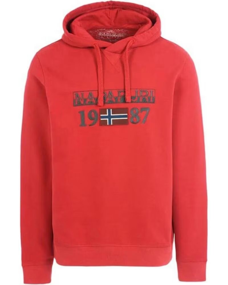 NAPAPIJRI BERTHOW SUDADERA CON CAPUCHA ROJO RED