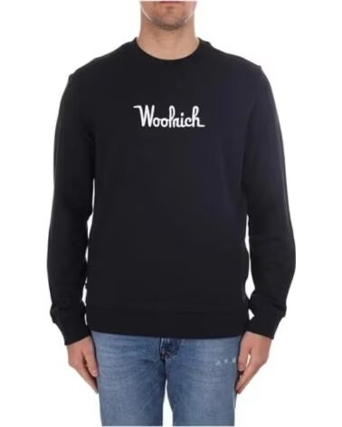 FELPA ESSENTIAL CREWNECK WOOLRICH BLU NAVY