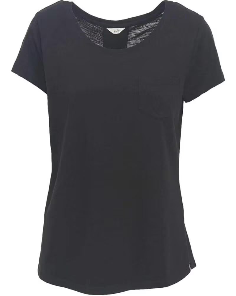 T-SHIRT EN JERSEY DE PRINTEMPS POUR FEMME WOOLRICH MARINE NAVY