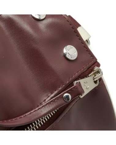 BORSA FRED PERRY CLASSIC BARREL OXBLOOD BURGUNDY