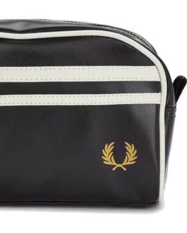 FRED PERRY LAUREL WREATH KULTURTASCHE SCHWARZ BLACK