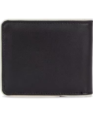 FRED PERRY Cartera negra coated poly billfold wallet NEGRO