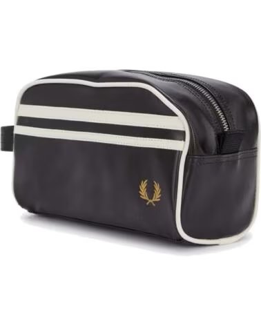FRED PERRY LAUREL WREATH KULTURTASCHE SCHWARZ BLACK