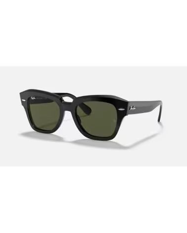 RAY-BAN WAYFARER STATE STREET RB2186 901-31 LUNETTES DE SOLEIL POLIE BLACK