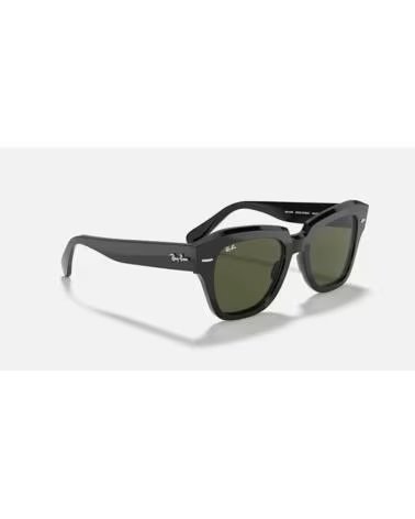 RAY-BAN WAYFARER STATE STREET RB2186 901-31 LUNETTES DE SOLEIL POLIE BLACK