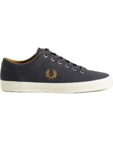 FRED PERRY BASELINE CANVAS B2349 297 ANCHOR GREY SNEAKER