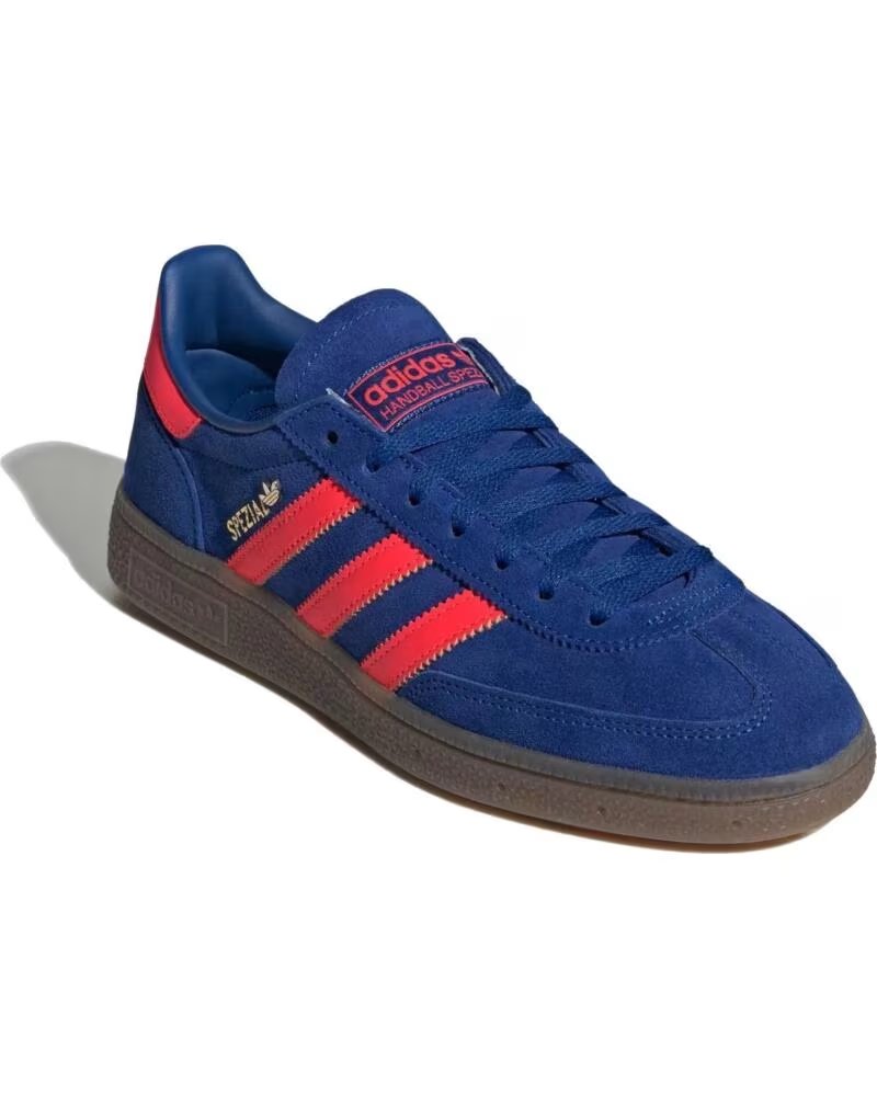 HANDBALL SPEZIAL WOMAN IH1495 COLLEGIATE ROYAL SOLAR RED GOLD METALLIC NAVY