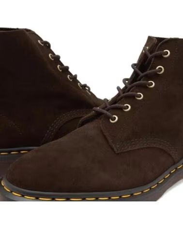 DR MARTENS 101 UB REPELLO CALF SUEDE CHOCOLATE BROWN