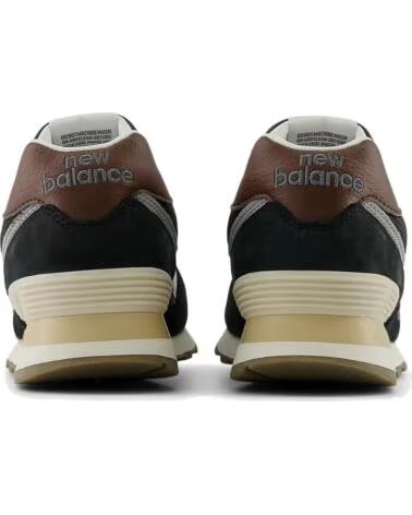 NEW BALANCE SNEAKERS U574 8SB BLACK