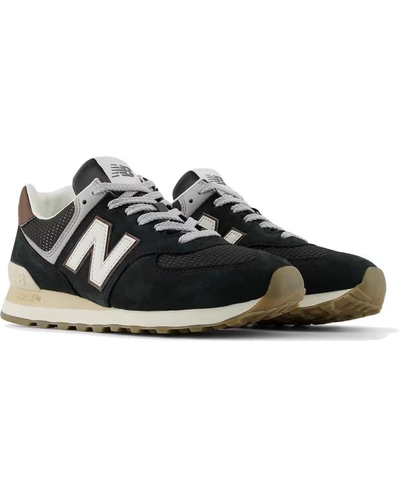 NEW BALANCE SNEAKERS U574 8SB BLACK