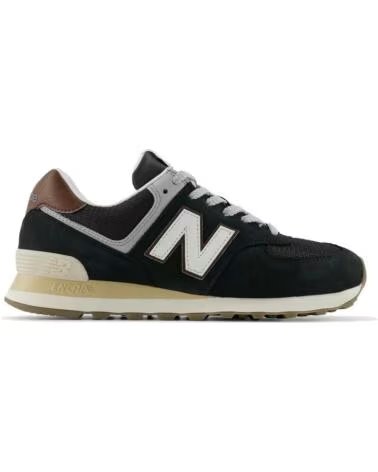 NEW BALANCE SNEAKERS U574 8SB BLACK