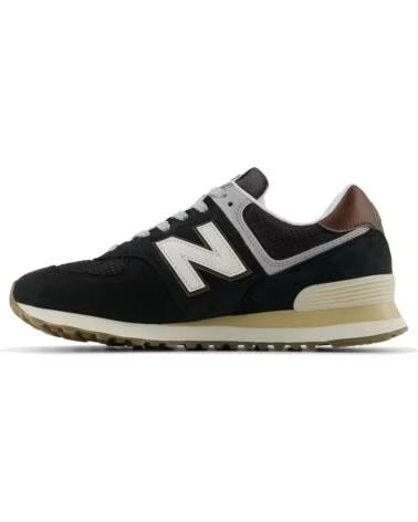NEW BALANCE SNEAKERS U574 8SB BLACK