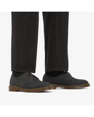 DR MARTENS 1461 SAVANNAH NUBUCK MADE IN ENGLAND CHAUSSURES NOIR BLACK