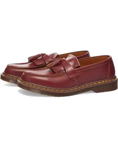 DR MARTENS ADRIAN MADE IN ENGLAND QUILON OXBLOOD - 39 BURGUNDY