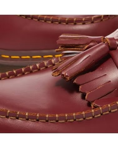DR MARTENS ADRIAN MADE IN ENGLAND QUILON OXBLOOD - 39 BURGUNDY