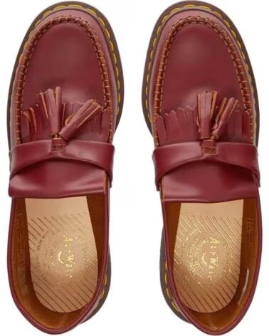 DR MARTENS ADRIAN MADE IN ENGLAND QUILON OXBLOOD - 39 BURGUNDY