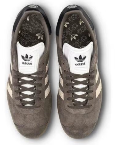 ADIDAS SNEAKER GAZELLE X REAL MADRID IH2631 CHARCOAL PUTTY MAUVE GUM BROWN