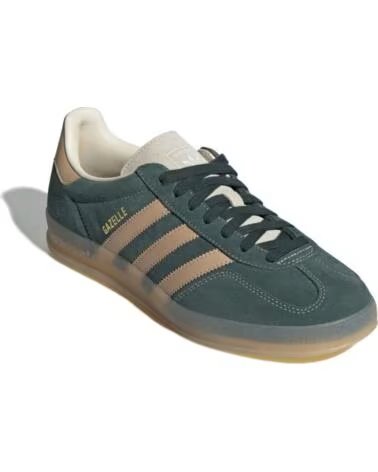 ADIDAS SNEAKER GAZELLE INDOOR JH5402 SHADOW GREEN WARM SANDSTONE WONDER WHITE SAGE
