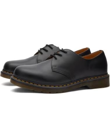 DR MARTENS 1461 59 BLACK SMOOTH SAPATOS DE COURO PRETO