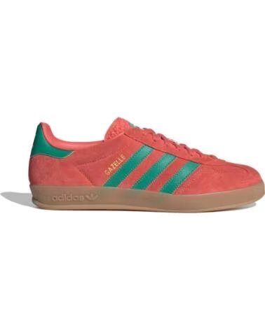 ADIDAS GAZELLE INDOOR JH5407 PRELOVED SCARLET COURT GREEN CLOUD WHITE 46 RED