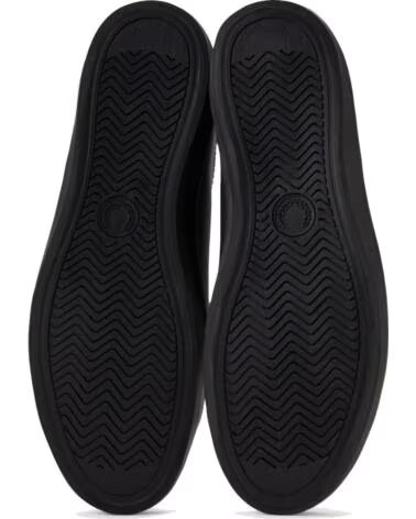BASKETS FRED PERRY BASELINE LEATHER B1306 NOIR BLACK