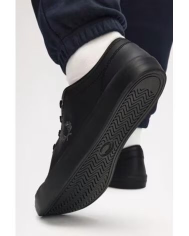 BASKETS FRED PERRY BASELINE LEATHER B1306 NOIR BLACK