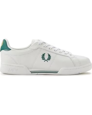 FRED PERRY B722 LEATHER B6311 PORCELAIN LEDER SNEAKER WHITE