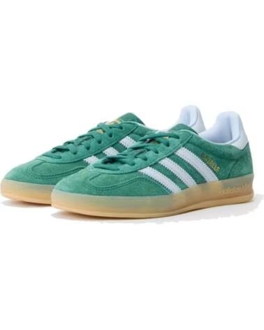 ADIDAS GAZELLE INDOOR DONNA IH6799 COLLEGIATE GREEN CRYSTAL SKY GUM LIGHT