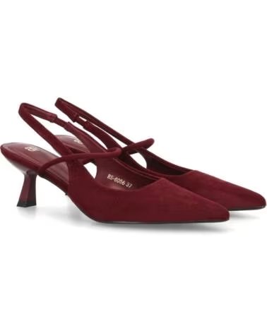 SPORT3PUNTO0 BS-5489 ZAPATOS DE TACÓN DESTALONADOS BURDEOS VARIOS COLORES