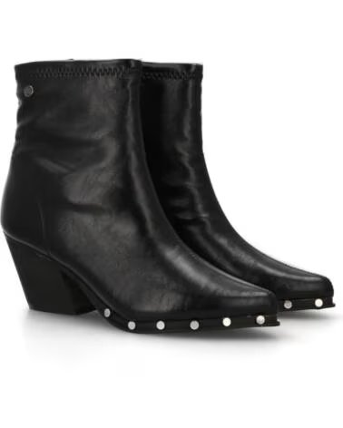 SPORT3PUNTO0 BOTINES DE PIEL A-5428 CON TACÓN Y TACHUELAS VARIOS COLORES