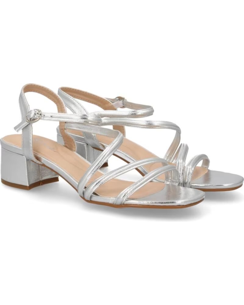 SPORT3PUNTO0 ZYT955 SILBERNE ABSATZSANDALEN VARIOS COLORES