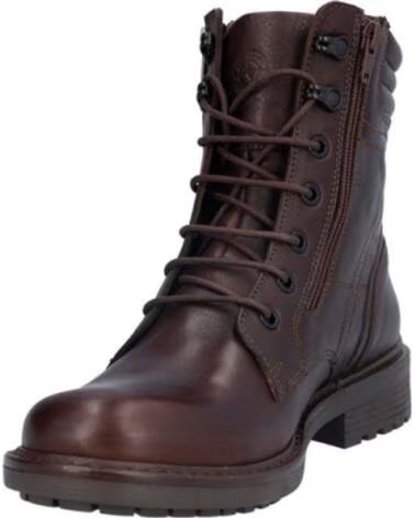 KANGAROOS BOTAS 1240 LEDERSTIEFEL FÜR HERREN MARRóN
