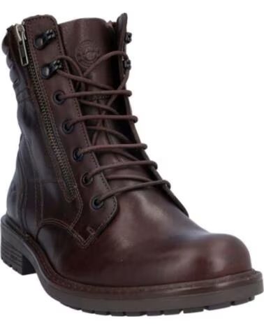KANGAROOS BOTAS 1240 LEDERSTIEFEL FÜR HERREN MARRóN