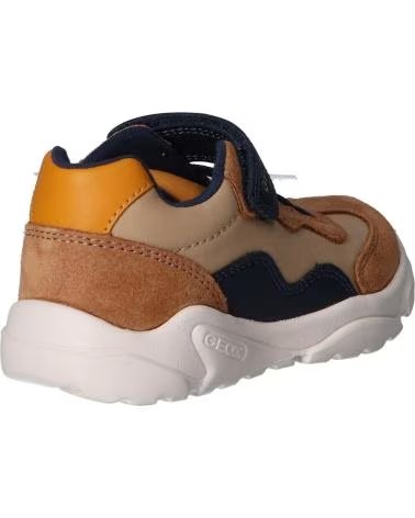 GEOX B455RB CIUFCIUF ZAPATILLAS INFANTILES CARAMEL NAVY C5GF4 CARAMEL-NAVY