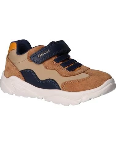 GEOX B455RB CIUFCIUF ZAPATILLAS INFANTILES CARAMEL NAVY C5GF4 CARAMEL-NAVY