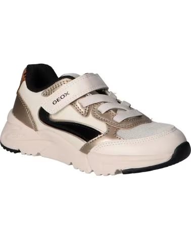 ZAPATILLAS GEOX J LOFTUS IVORY-PLATINUM C1M2U