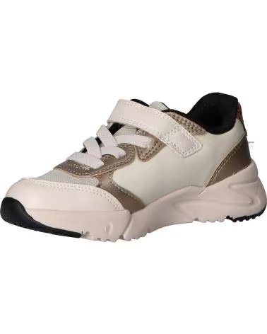 ZAPATILLAS GEOX J LOFTUS IVORY-PLATINUM C1M2U