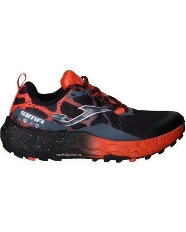 SAPATILHAS DE TRAIL RUNNING JOMA SIMA PARA HOMEM PRETO E LARANJA TKSIMW2631 NEGRO