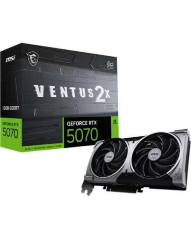 MSI Tarjeta grafica rtx 5070 12g ventus 2x oc