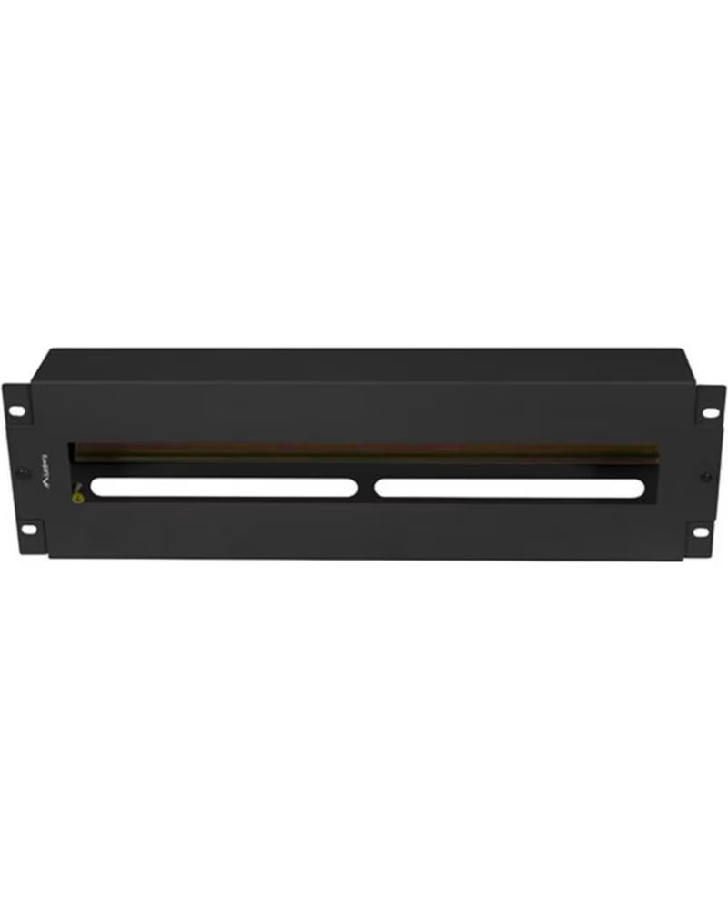 LANBERG Panel de distribucion de tension 19 3u con rail din ts - 35 negro