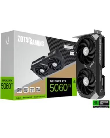 ZOTAC Tarjeta grafica rtx 5060ti twin edge oc 8gb gddr7
