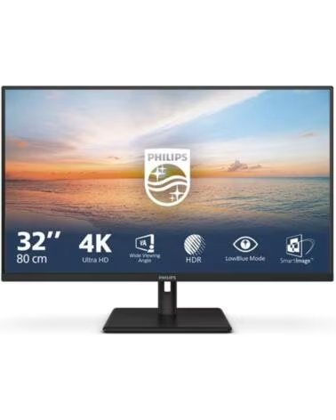 PHILIPS MONITOR LED 31,5 POLEGADAS 32E1N1800LA-00 VA 4K UHD DP HDMI 140HZ 4MS VESA