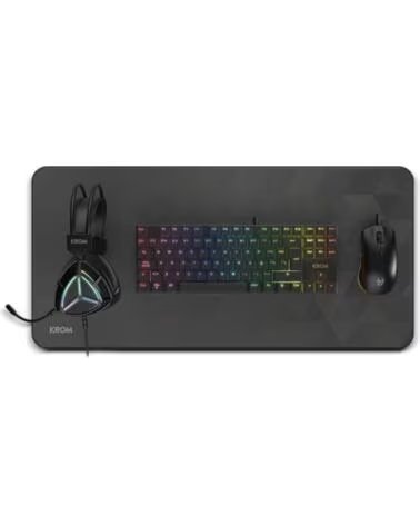 KROM Kit gaming klass 4 en 1 negro