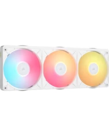 CORSAIR Ventilador caja icue link rx360 ii unified frame rgb 3x 120mm blanco