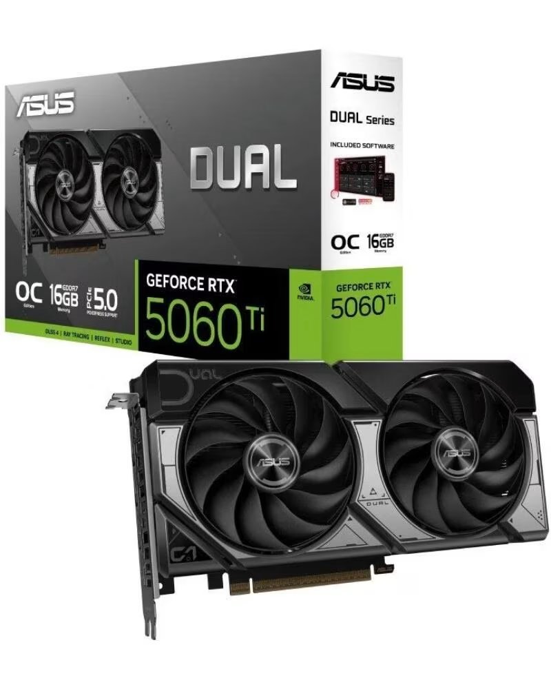ASUS Tarjeta grafica nvidia geforce rtx 5060 ti 16gb gddr7