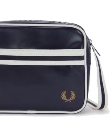 BOLSO BANDOLERA MINI CLÁSICO FRED PERRY AZUL MARINO