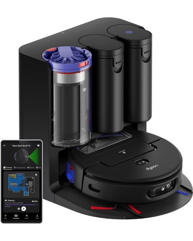 DYSON ROBOT ASPIRADOR SPOTSCRUB AI FRIEGASUELOS WIFI NEGRO
