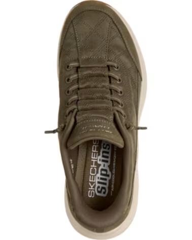 SKECHERS DAMEN SNEAKER CONTOUR FOAM COZY FIT NATURE VERDE