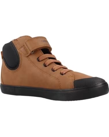 GEOX ZAPATILLAS NIÑO J GISLI MARRÓN CLARO C1192
