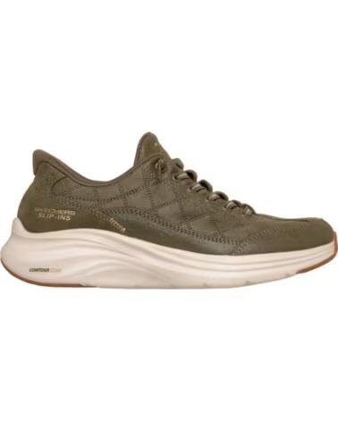 SKECHERS DAMEN SNEAKER CONTOUR FOAM COZY FIT NATURE VERDE